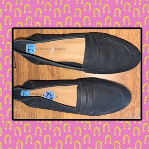 🦋🆕🦋Lucky Brand Women's Classic Black Loafers-Size 7.5